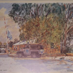 Royal Anglian Regiment Soldiers in Cyprus Sketch Book by Ken Howard Royal Anglian Regiment Soldiers in Cyprus Sketch Book by Ken Howard