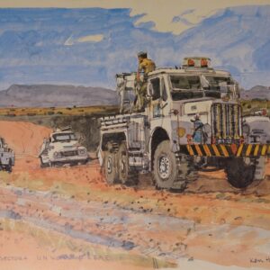 Royal Anglian Regiment Soldiers in Cyprus Sketch Book by Ken Howard Royal Anglian Regiment Soldiers in Cyprus Sketch Book by Ken Howard