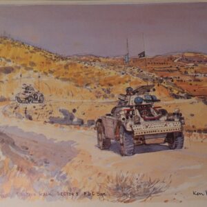 Royal Anglian Regiment Soldiers in Cyprus Sketch Book by Ken Howard Royal Anglian Regiment Soldiers in Cyprus Sketch Book by Ken Howard