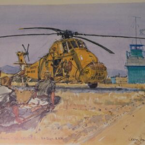 Royal Anglian Regiment Soldiers in Cyprus Sketch Book by Ken Howard Royal Anglian Regiment Soldiers in Cyprus Sketch Book by Ken Howard