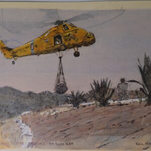 Royal Anglian Regiment Soldiers in Cyprus Sketch Book by Ken Howard Royal Anglian Regiment Soldiers in Cyprus Sketch Book by Ken Howard