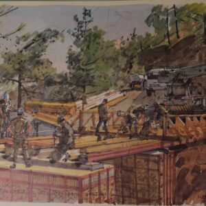 Royal Anglian Regiment Soldiers in Cyprus Sketch Book by Ken Howard Royal Anglian Regiment Soldiers in Cyprus Sketch Book by Ken Howard