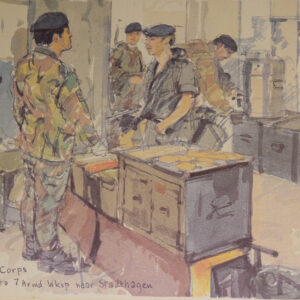 Royal Anglian Regiment. Exercise Crusader Spearpoint 80. A sketch book by Ken Howard. Royal Anglian Regiment. Exercise Crusader Spearpoint 80. A sketch book by Ken Howard.