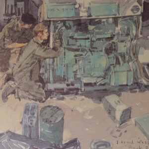 Royal Anglian Regiment. Exercise Crusader Spearpoint 80. A sketch book by Ken Howard. Royal Anglian Regiment. Exercise Crusader Spearpoint 80. A sketch book by Ken Howard.
