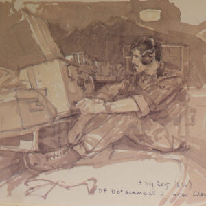 Royal Anglian Regiment. Exercise Crusader Spearpoint 80. A sketch book by Ken Howard. Royal Anglian Regiment. Exercise Crusader Spearpoint 80. A sketch book by Ken Howard.