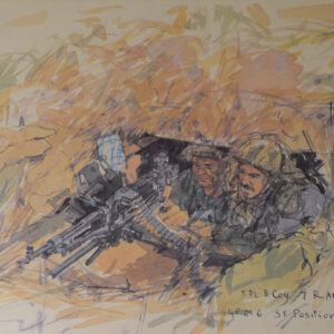 Royal Anglian Regiment. Exercise Crusader Spearpoint 80. A sketch book by Ken Howard. Royal Anglian Regiment. Exercise Crusader Spearpoint 80. A sketch book by Ken Howard.