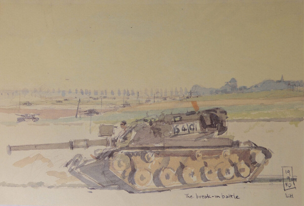 Royal Anglian Regiment. Exercise Crusader Spearpoint 80. A sketch book by Ken Howard. Royal Anglian Regiment. Exercise Crusader Spearpoint 80. A sketch book by Ken Howard.