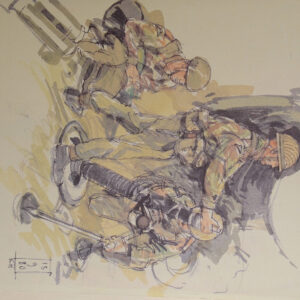 Royal Anglian Regiment. Exercise Crusader Spearpoint 80. A sketch book by Ken Howard. Royal Anglian Regiment. Exercise Crusader Spearpoint 80. A sketch book by Ken Howard.