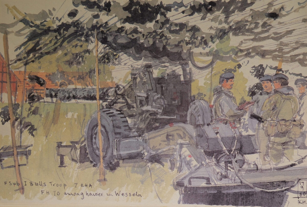 Royal Anglian Regiment. Exercise Crusader Spearpoint 80. A sketch book by Ken Howard. Royal Anglian Regiment. Exercise Crusader Spearpoint 80. A sketch book by Ken Howard.