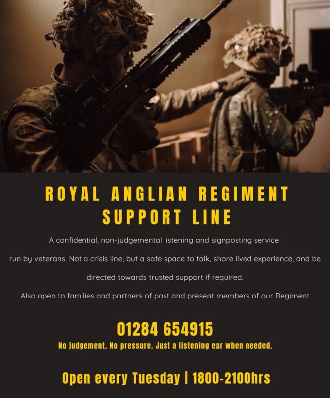 Royal Anglian Regiment Helpline Royal Anglian Regiment Helpline