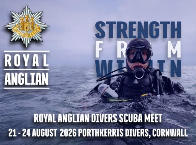 Royal Anglian diving event 21-24 August 2026