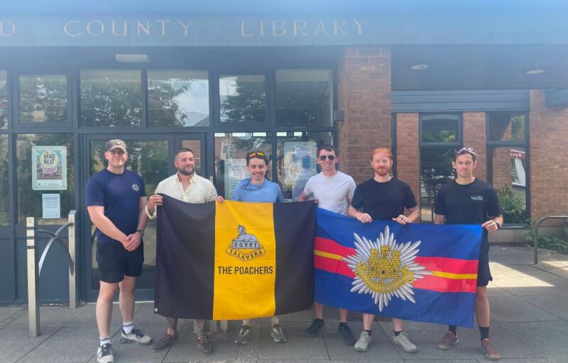 Viking Way Challenge - Lieutenant Adam Bevan has completed his challenge