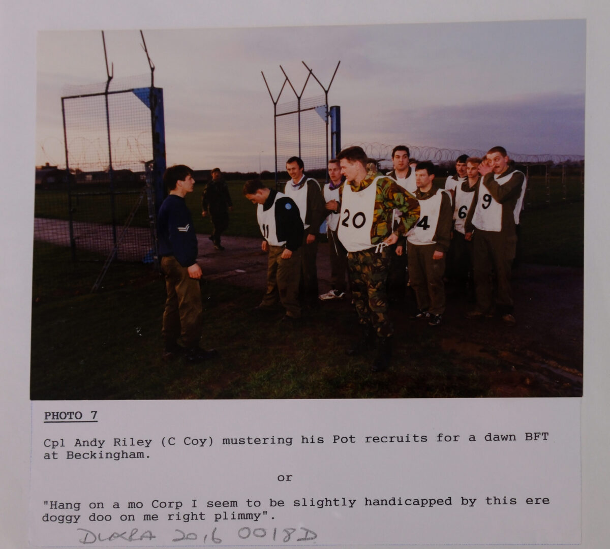 Royal Anglian Regiment.