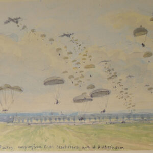Royal Anglian Regiment.  Exercise Crusader Spearpoint 80. A sketch book by Ken Howard.
