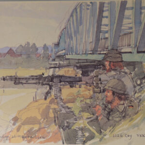Royal Anglian Regiment.  Exercise Crusader Spearpoint 80. A sketch book by Ken Howard.