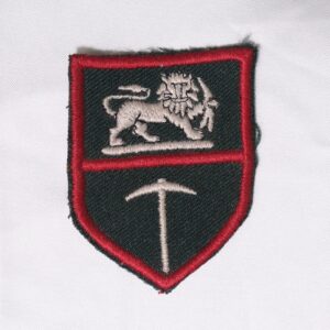 This embroidered cloth patch is a Rhodesian Army 