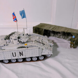 Military model marked UN