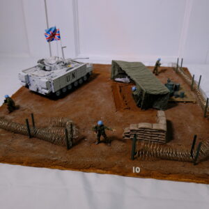 Military model marked UN