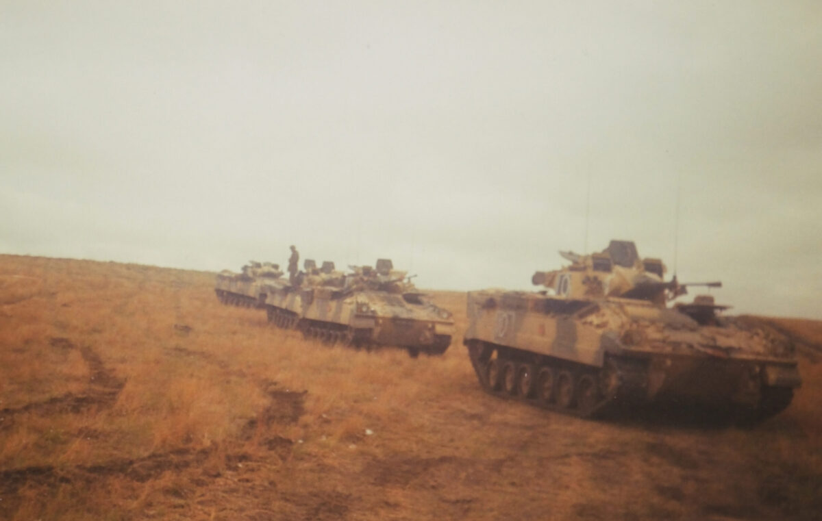 British Army FV510 Warrior tracked infantry fighting vehicles British Army FV510 Warrior tracked infantry fighting vehicles