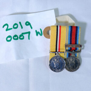 Gulf Medal (Op Granby) and the Operational Service Medal for Afghanistan. Gulf Medal (Op Granby) and the Operational Service Medal for Afghanistan.