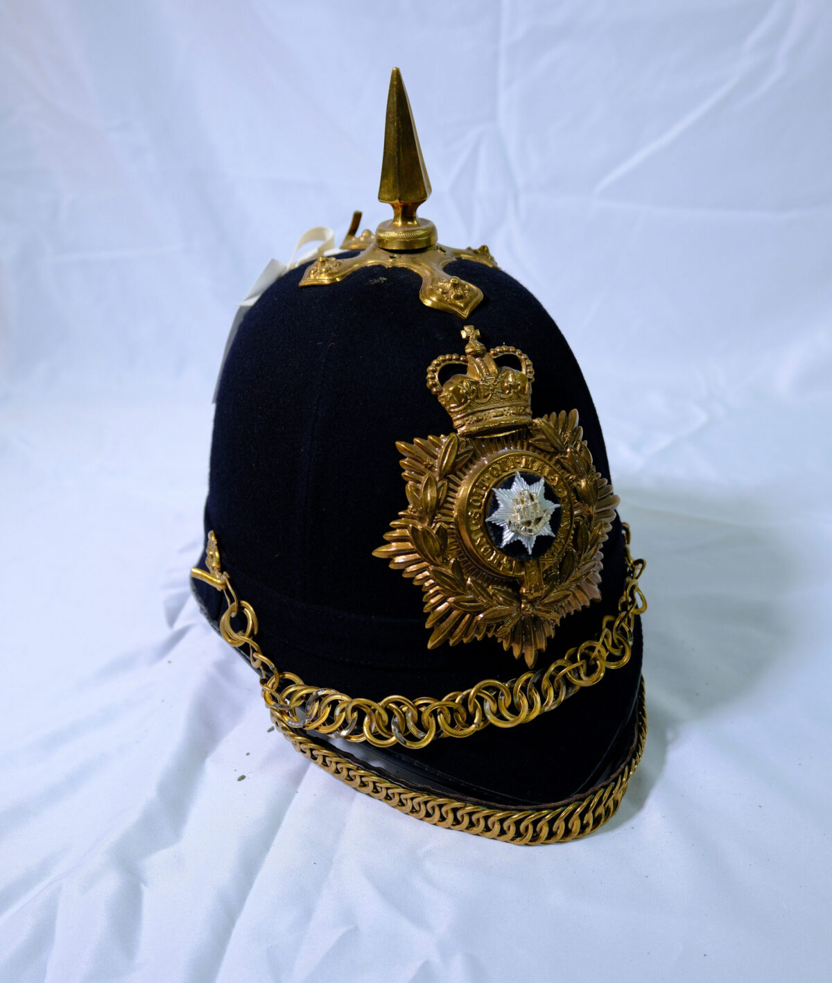 Military Helmet worn by drummers and musicians Military Helmet worn by drummers and musicians