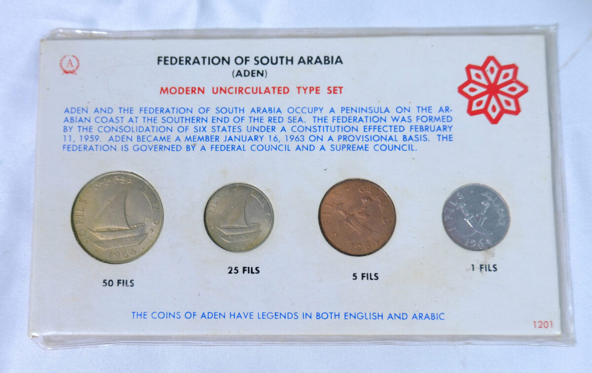 South Arabia (Aden) coins.
