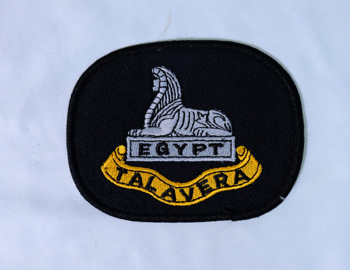 Talavera cloth badge Talavera cloth badge
