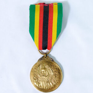 The Zimbabwe Independence Medal, 1980 (bronze issue shown here) was instituted on April 17, 1980, to commemorate Zimbabwe's independence from the United Kingdom The Zimbabwe Independence Medal, 1980 (bronze issue shown here) was instituted on April 17, 1980, to commemorate Zimbabwe's independence from the United Kingdom