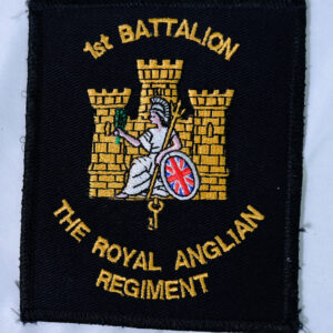 1st Battalion Royal Anglian Regiment cloth badge 1st Battalion Royal Anglian Regiment cloth badge