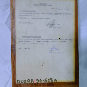 Firearms certificate December 1982 Firearms certificate December 1982