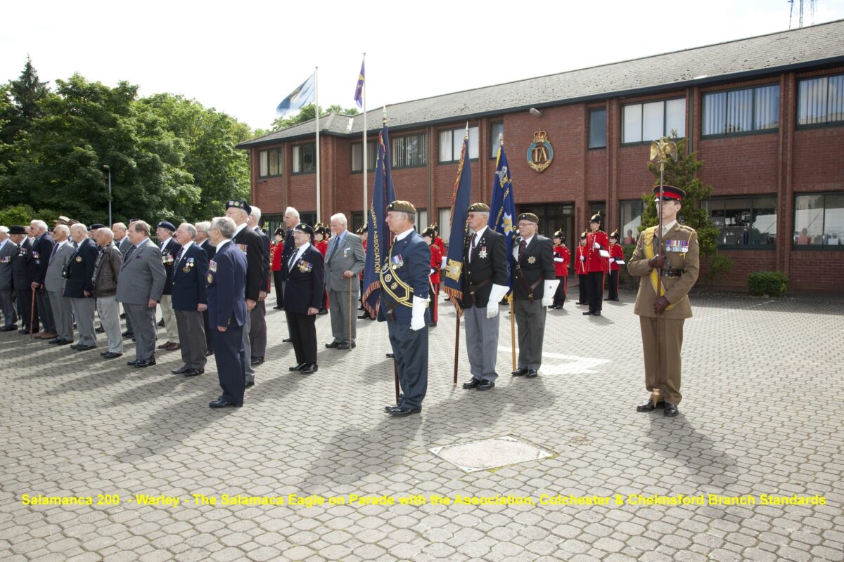 Salamanca 200, the final reunion of the Essex Regiment took place on 24 June 2012. Salamanca 200, the final reunion of the Essex Regiment took place on 24 June 2012.