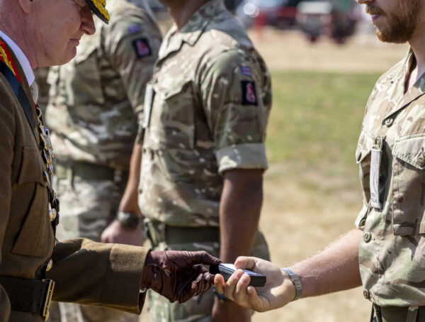 Soldiers from the 2nd Battalion, The Royal Anglian Regiment have received operational medals for their service on Operation Cabrit in Poland.